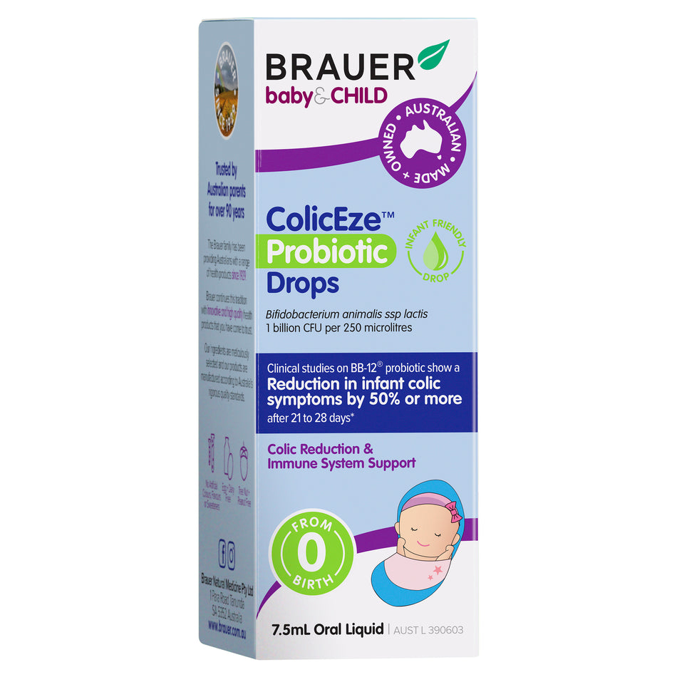 Brauer Coliceze Probiotic Drops for Infants 7.5ml