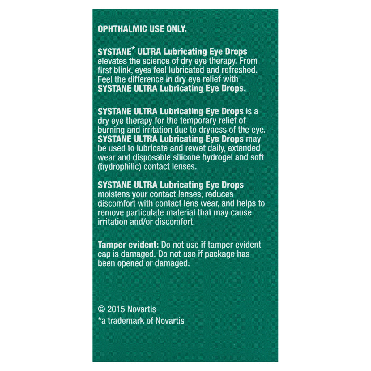 Systane Ultra Lubricant Eye Drops 10ml