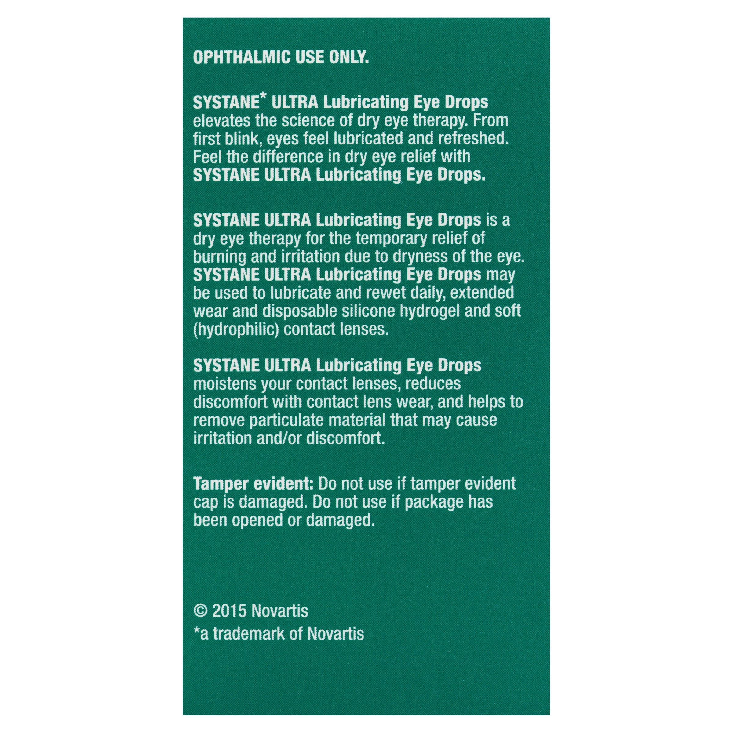 Systane Ultra Lubricant Eye Drops 10ml