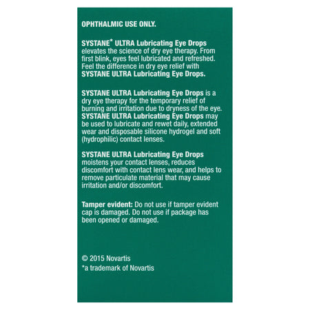 Systane Ultra Lubricant Eye Drops 10ml