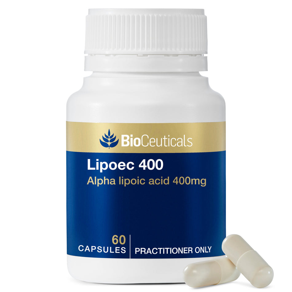 Bioceuticals Lipoec 400 60 Capsules