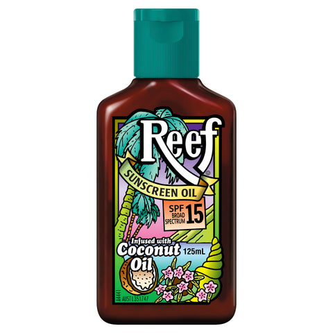 Reef Dark Sun Tan Oil SPF 15+ Coconut - 125mL