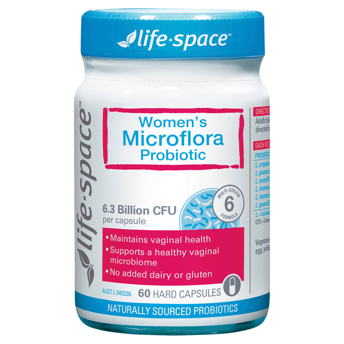 Life-Space Women's Microflora Probiotic Capsules 60 Pack