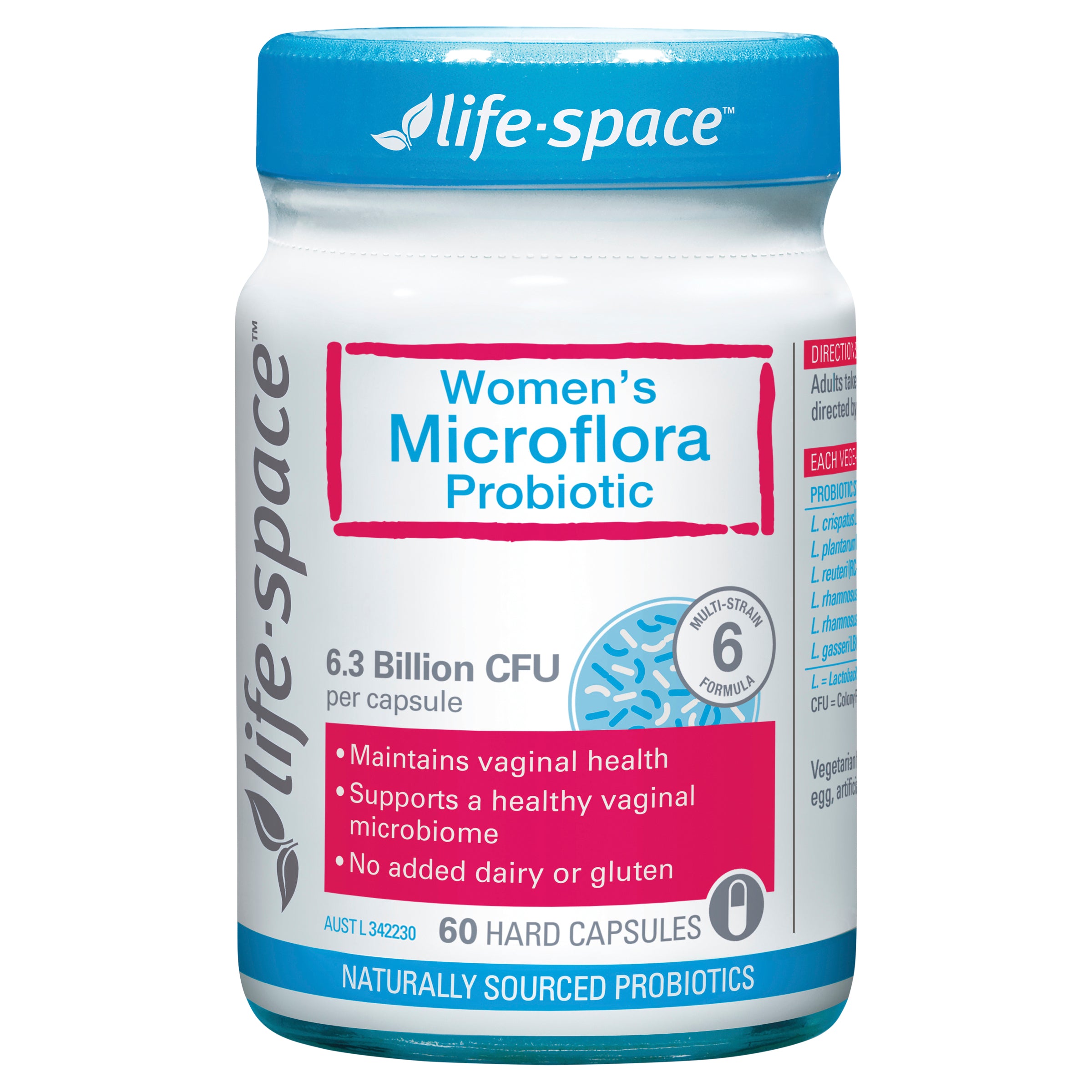 Life-Space Women's Microflora Probiotic Capsules 60 Pack
