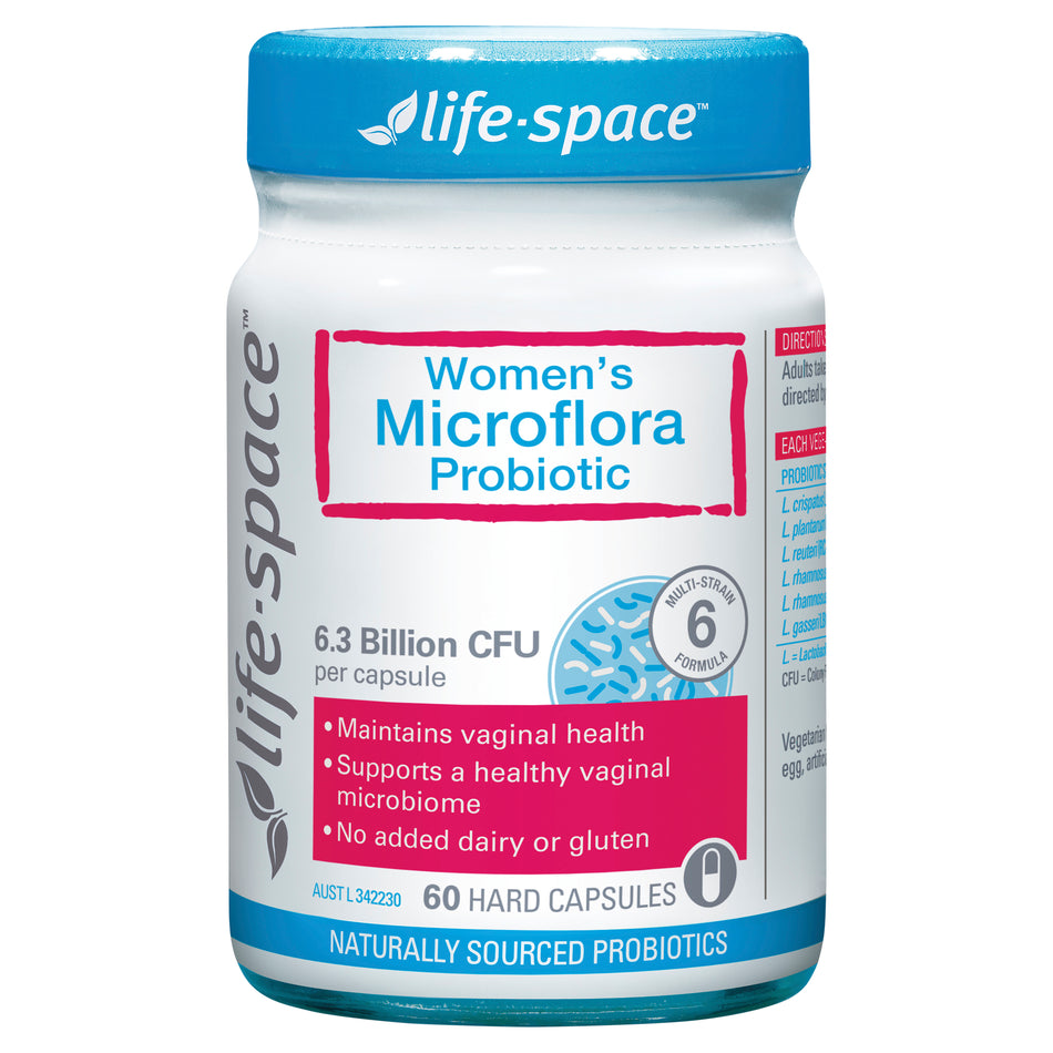 Life-Space Women's Microflora Probiotic Capsules 60 Pack
