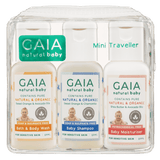 GAIA Natural Baby 3Pack Mini Traveller Kit 50ml