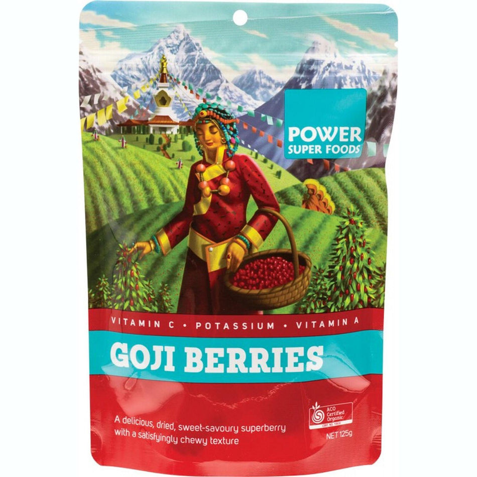 Power Super Foods Goji Berries Organic 125g