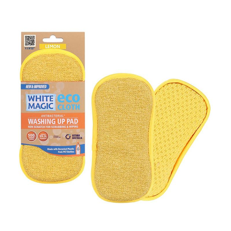 White Magic Washing Up Pad Lemon 1Pk Pack of 7