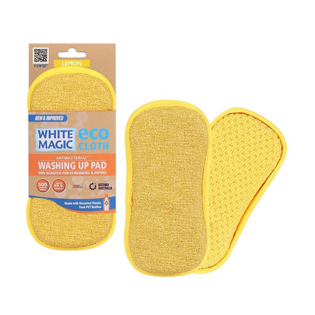 White Magic Washing Up Pad Lemon 1Pk Pack of 7