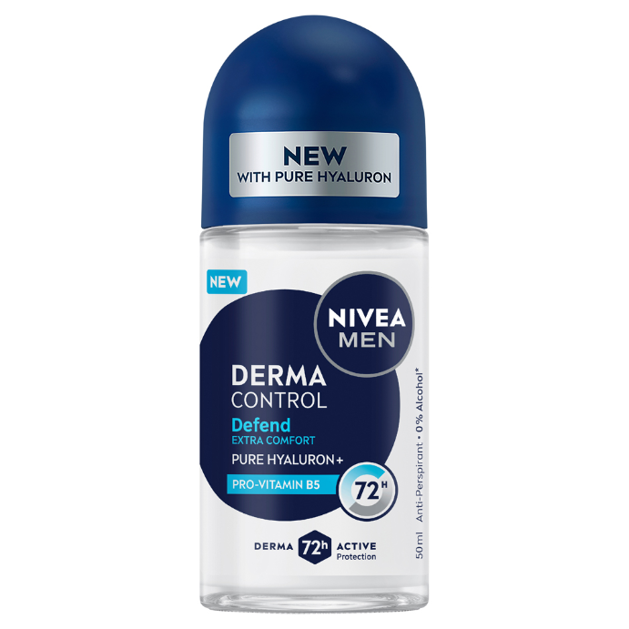 Nivea Men Derma Control Defend Anti-Perspirant Roll On 50ml