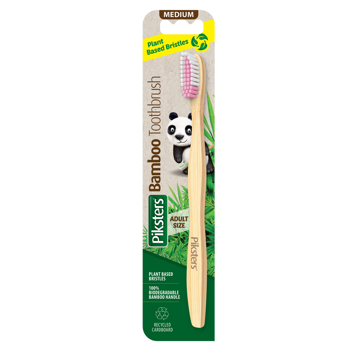 Piksters Bamboo Bio Bristle T/b Medium