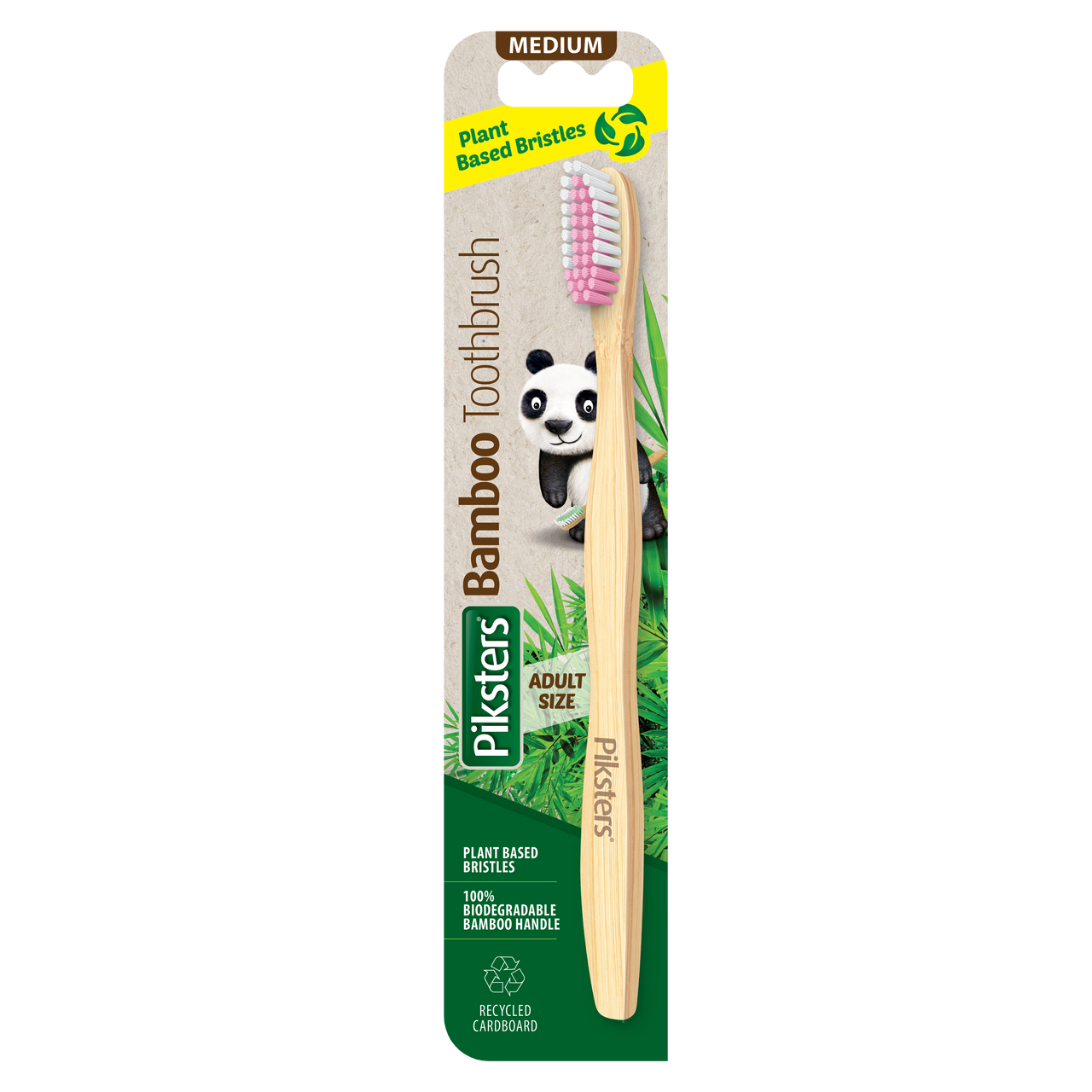 Piksters Bamboo Bio Bristle T/b Medium