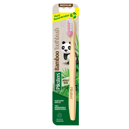 Piksters Bamboo Bio Bristle T/b Medium