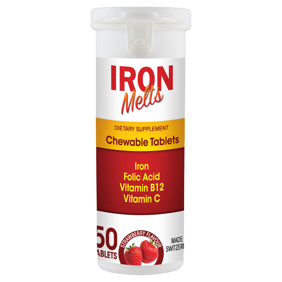 Iron Melts 50 Chewable Tablets