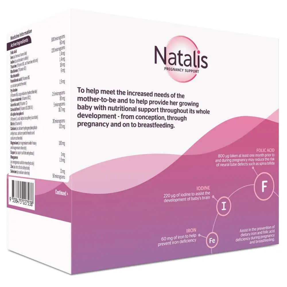 Natalis Pregnancy Support Multivitamin 100 Tablets