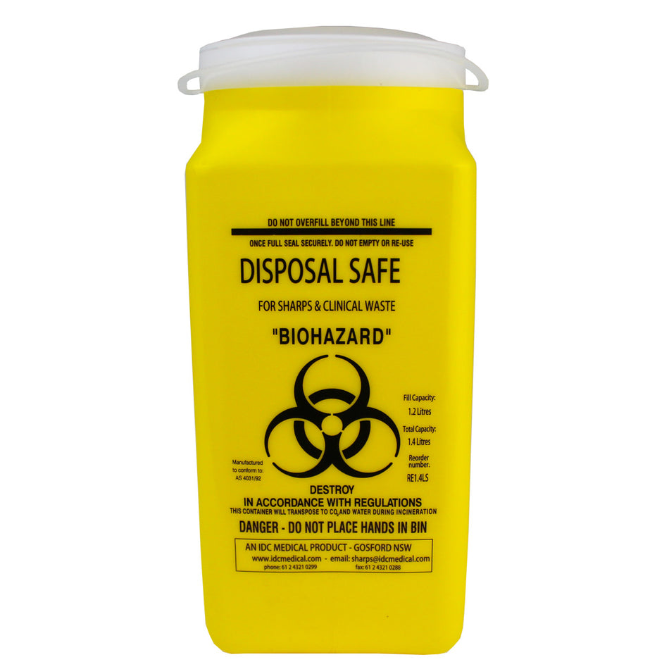 Aerohazard Sharps Container 1.4l