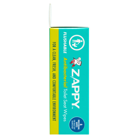 Zappy Antibacterial toilet Seat Wipes 6 Pack