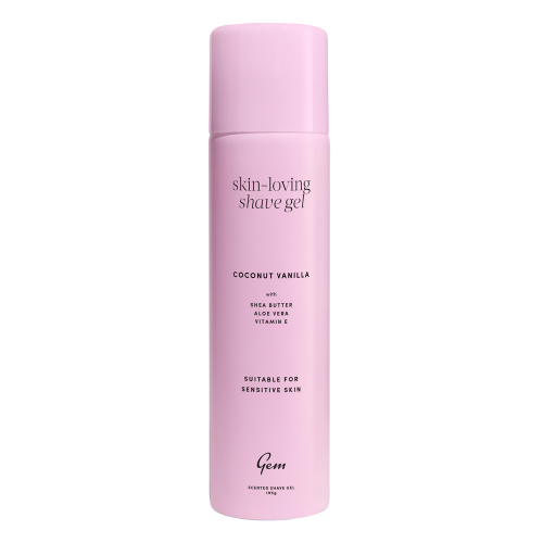 GEM Skin-Loving Shaving Gel - Coconut Vanilla 195g