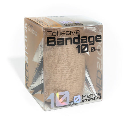 Medstock Cohesive Bandage Beige 10 cmx10M