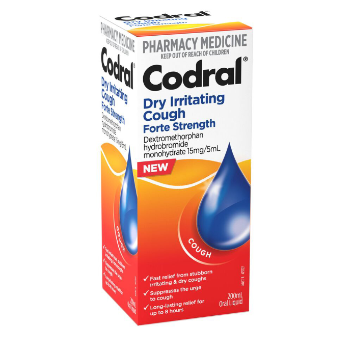 Codral Dry Cough Forte Strength 200ml