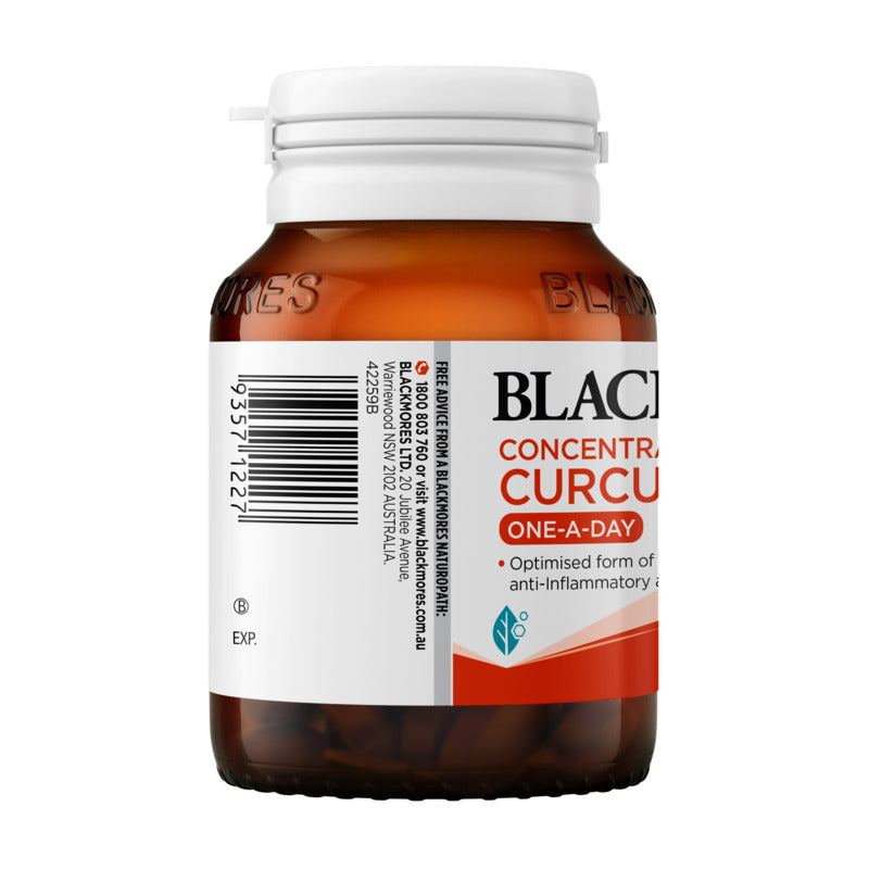 Blackmores Concentrated Curcumin One-A-Day 30 Tablets