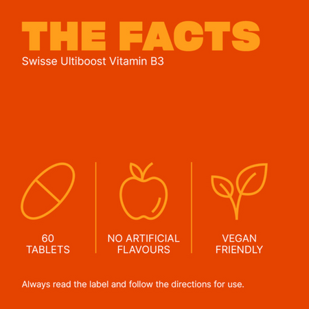 Swisse Ultiboost Vitamin B3 60 Tablets