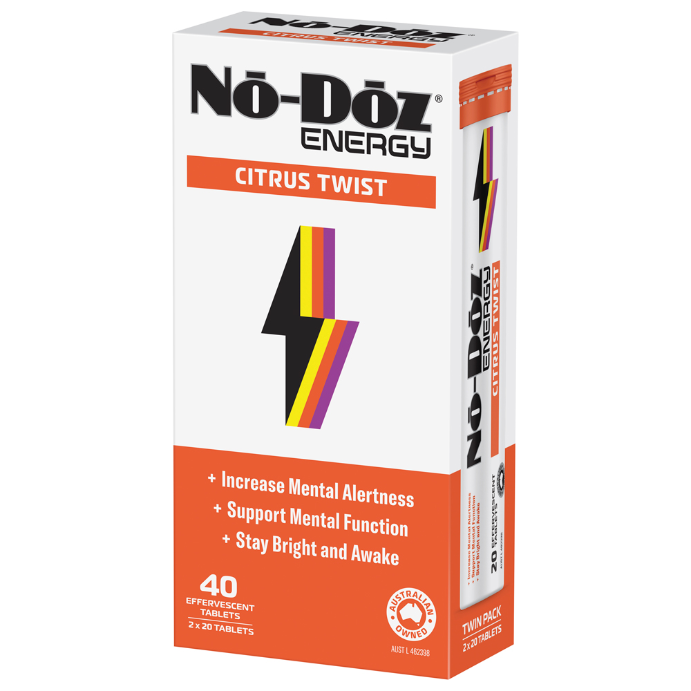 Nodoz Energy Citrus Twist Eff 40tab