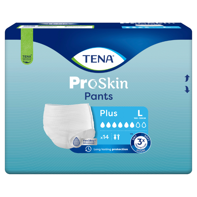 TENA Pants Proskin Plus Large 14 Pack