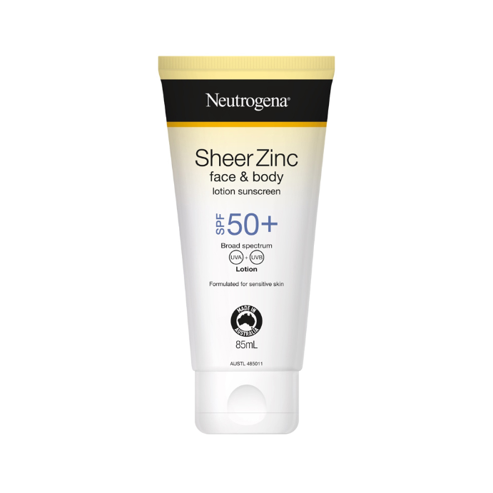 Neutrogena Sheer Zinc Body Lotion SPF50+85ml