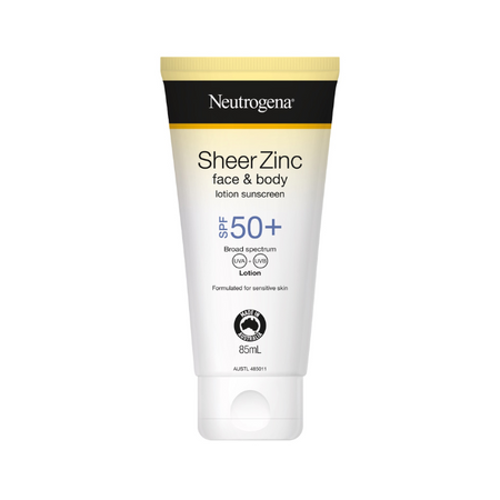 Neutrogena Sheer Zinc Body Lotion SPF50+85ml