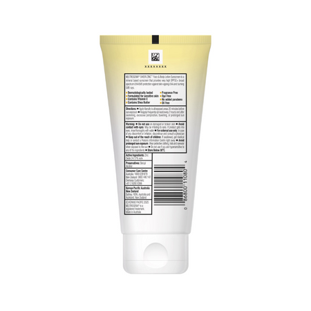Neutrogena Sheer Zinc Body Lotion SPF50+85ml