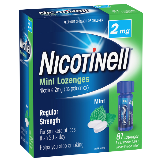 Nicotinell Mint 2mg 81 Mini Lozenges