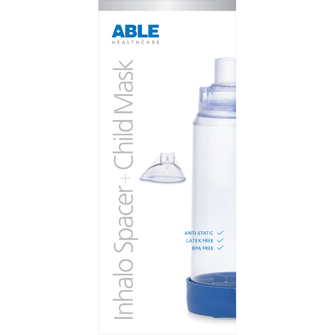 Able Inhalo Spacer With Child Mask 1 Each