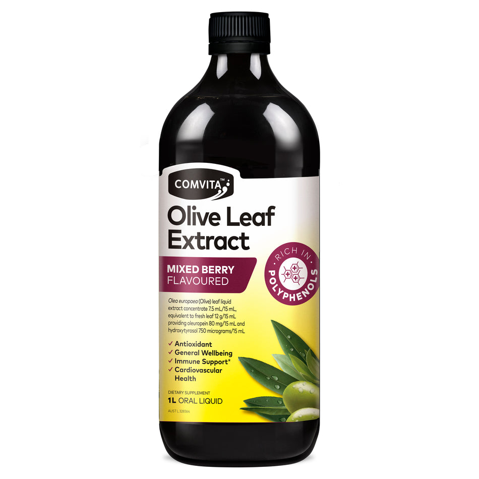 Comvita Olive Leaf Extract Mixed Berry 1 Litre