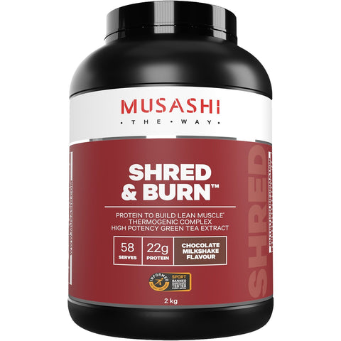 Musashi Shred And Burn Chocolate 2kg