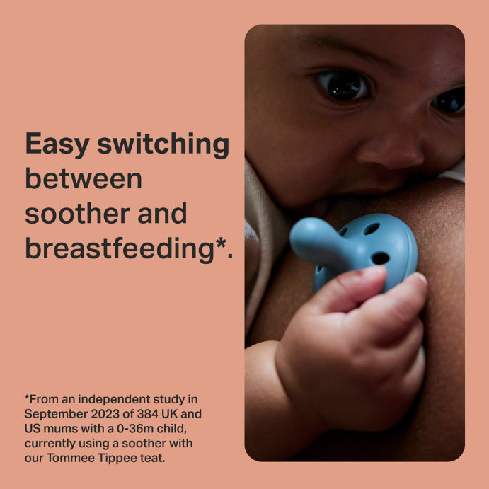Tommee Tippee Breast Like Soother 0-6 Months 2 Pack