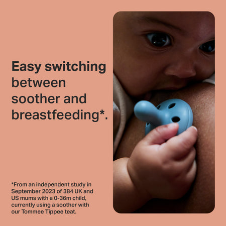 Tommee Tippee Breast Like Soother 0-6 Months 2 Pack
