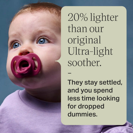 Tommee Tippee Ultra-Light StayPut Soother 18-36m 2 Pack