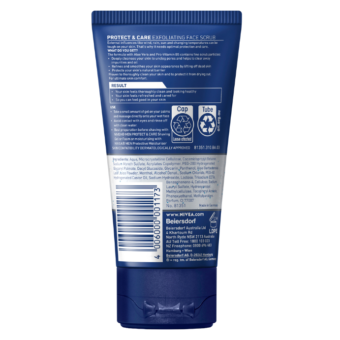Nivea Men Protect&Care Face Scrub 75ml