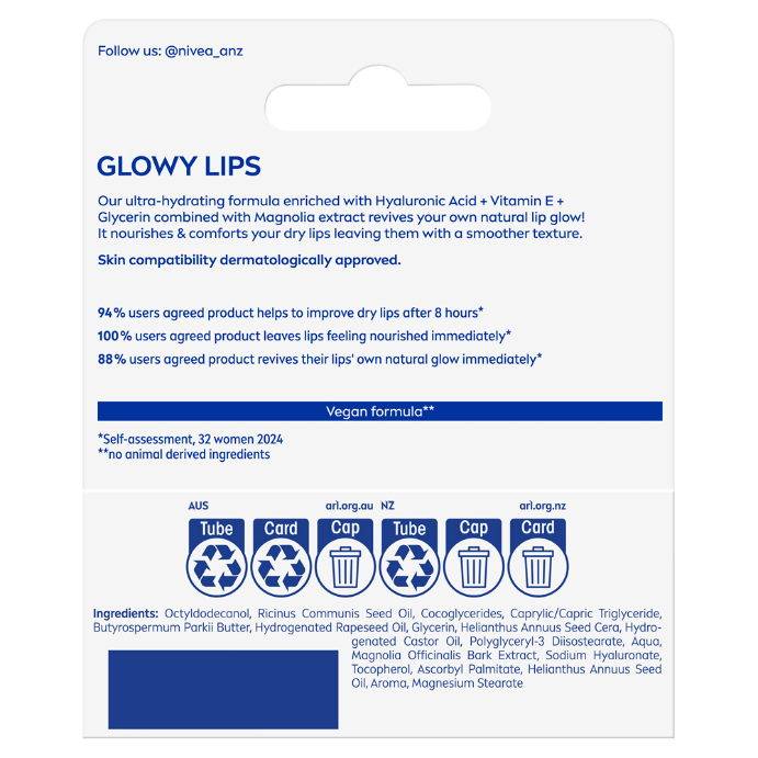 Nivea Lip Care Glowy Lips Clear 10ml