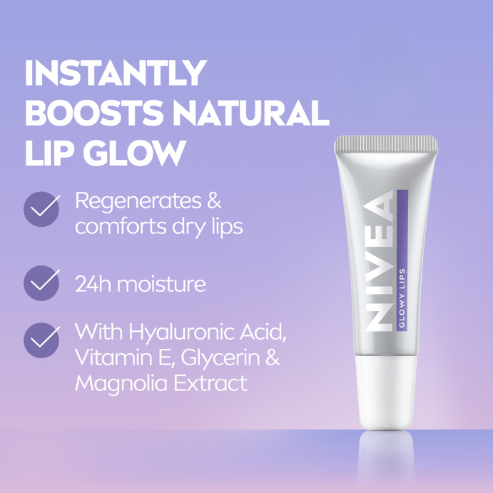 Nivea Lip Care Glowy Lips Clear 10ml