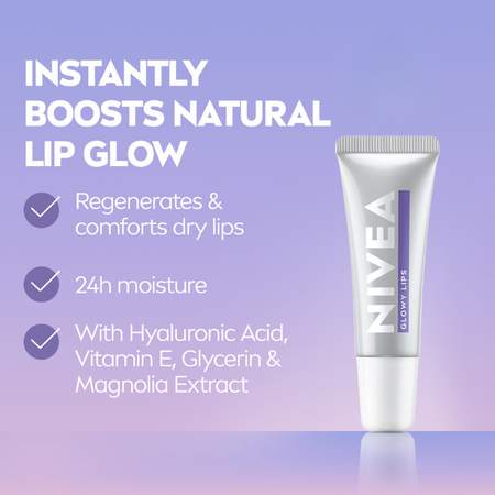 Nivea Lip Care Glowy Lips Clear 10ml