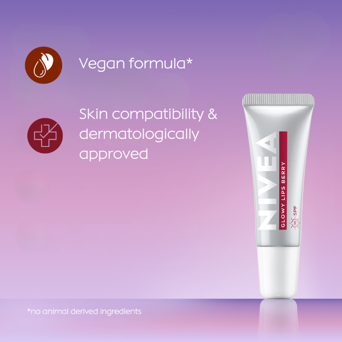 Nivea Lip Care Glowy Lips Berry 10ml