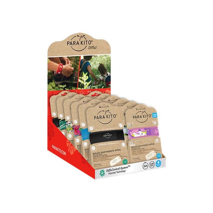 Parakito Mosquito Protect Kids Wristband Pack of 12