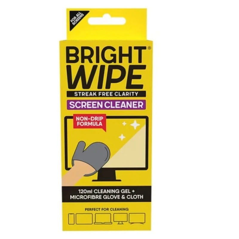 Brightwipe Screen Cleaner Gel 120ml & Cloth