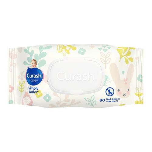 Curash Simply Water Limited Edition Nursery Design 80 Baby Wipes