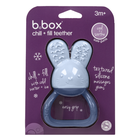 B.box Chill + Fill Teether - Lullaby Blue
