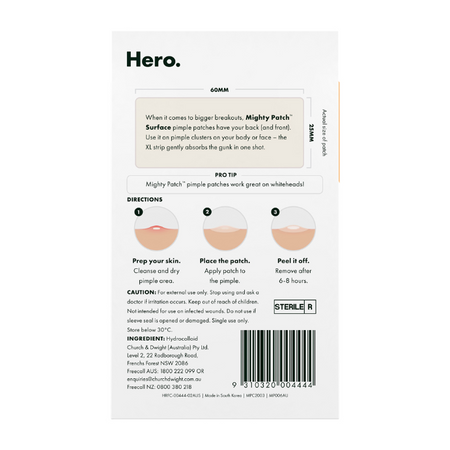 Hero Mighty Patch Surface Pimple Patches 10 Pack