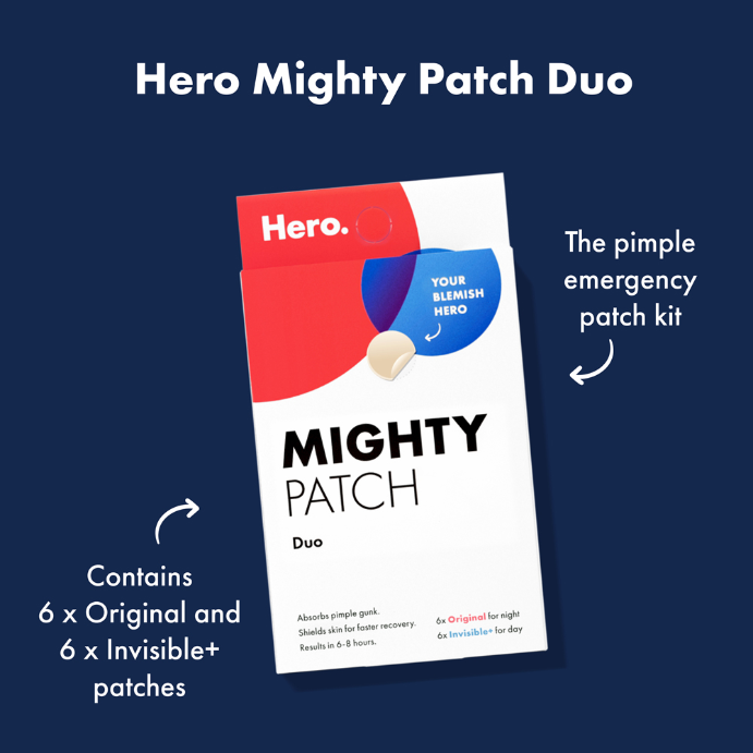 Hero Mighty Patch Duo Pimple Patches 12 Pack