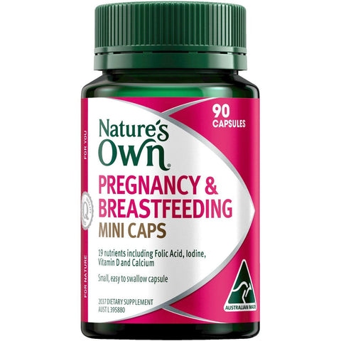 Nature's Own Pregnancy & Breastfeeding 90 Mini Capsules